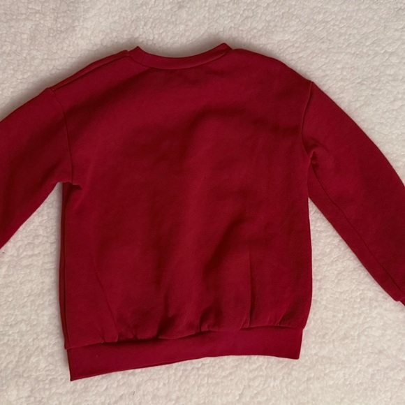 Red 'Very Merry' Sweatshirt, Size 4T - Picture 3 of 4